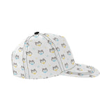 Cute Siberian Husky pattern All Over Print Snapback Cap