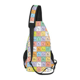 Chemistry Periodic Table Pattern Print Design 01 All Over Print Chest Bag