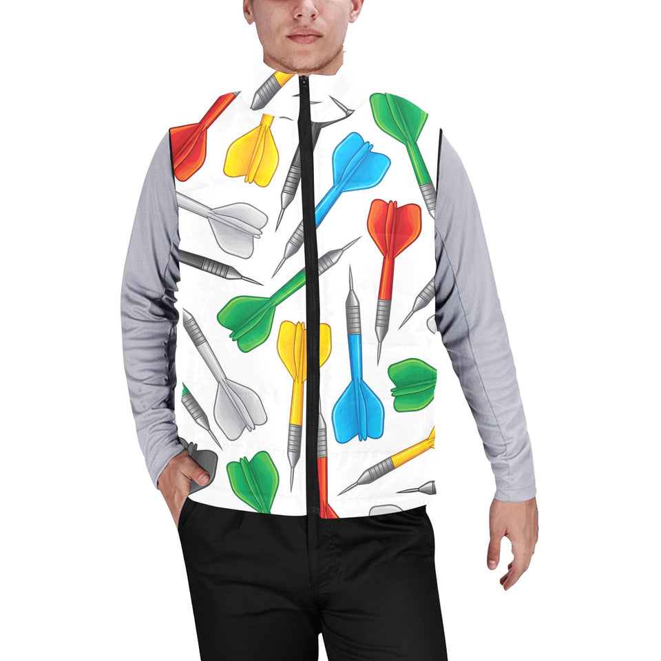 Darts Pattern Print Design 03 Men's Padded Vest