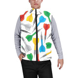 Darts Pattern Print Design 03 Men's Padded Vest