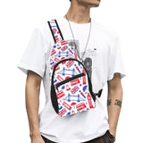 British Pattern Print Design 01 All Over Print Chest Bag