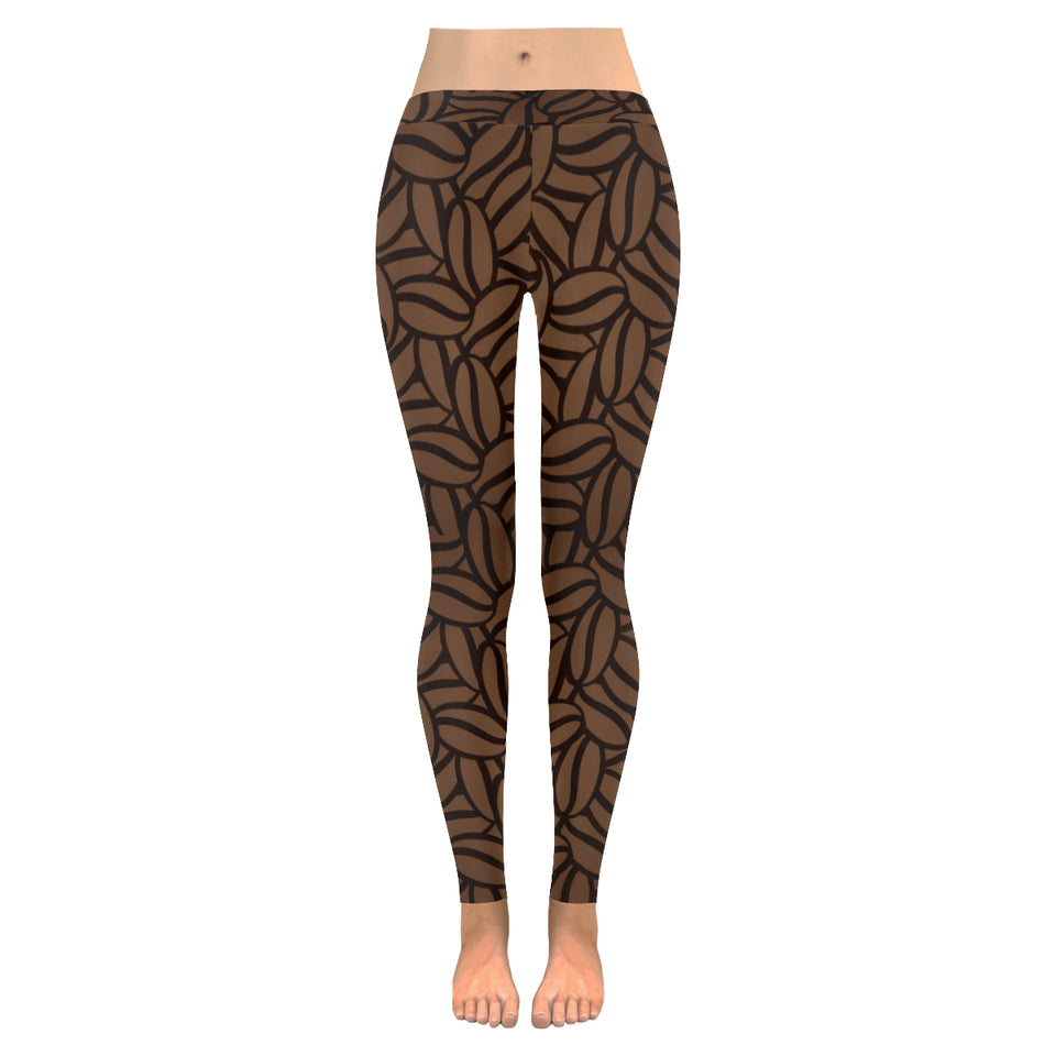 coffee bean pattern Women's Legging Fulfilled In US