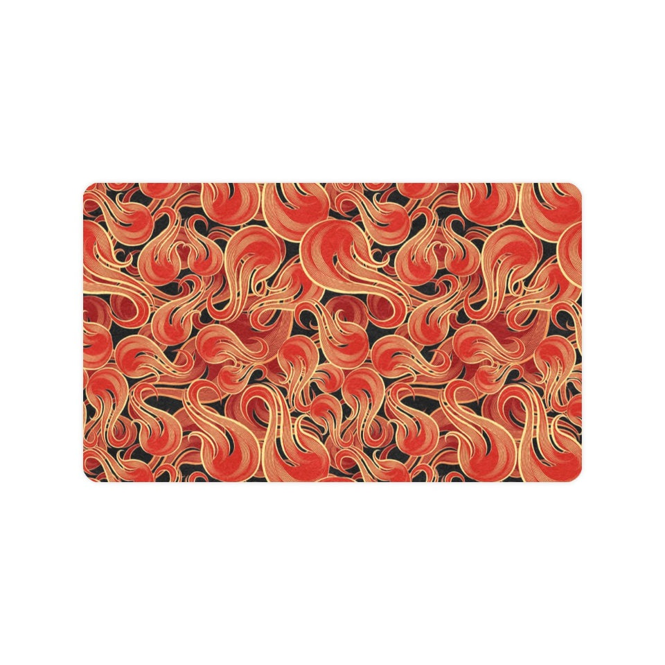 Fire flame pattern Doormat