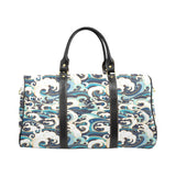 Japanese wave pattern Travel Bag