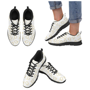 Bread Toast Pattern Print Design 01 Women's Sneaker Shoes