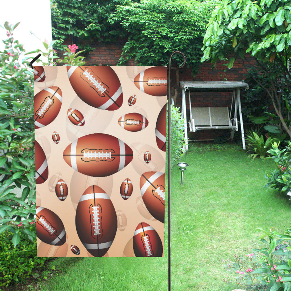 American football ball design pattern House Flag Garden Flag