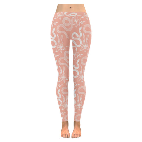 Snake lilies flower pattern Women's Legging Fulfilled In US