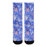 white bengal tigers pattern Crew Socks