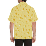Cheese texture Men's All Over Print Hawaiian Shirt