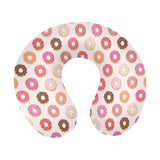 Colorful donut pattern U-Shaped Travel Neck Pillow