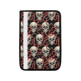 Red snake skull pattern Car Seat Belt Cover