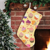cake cupcake heart cherry pattern Christmas Stocking