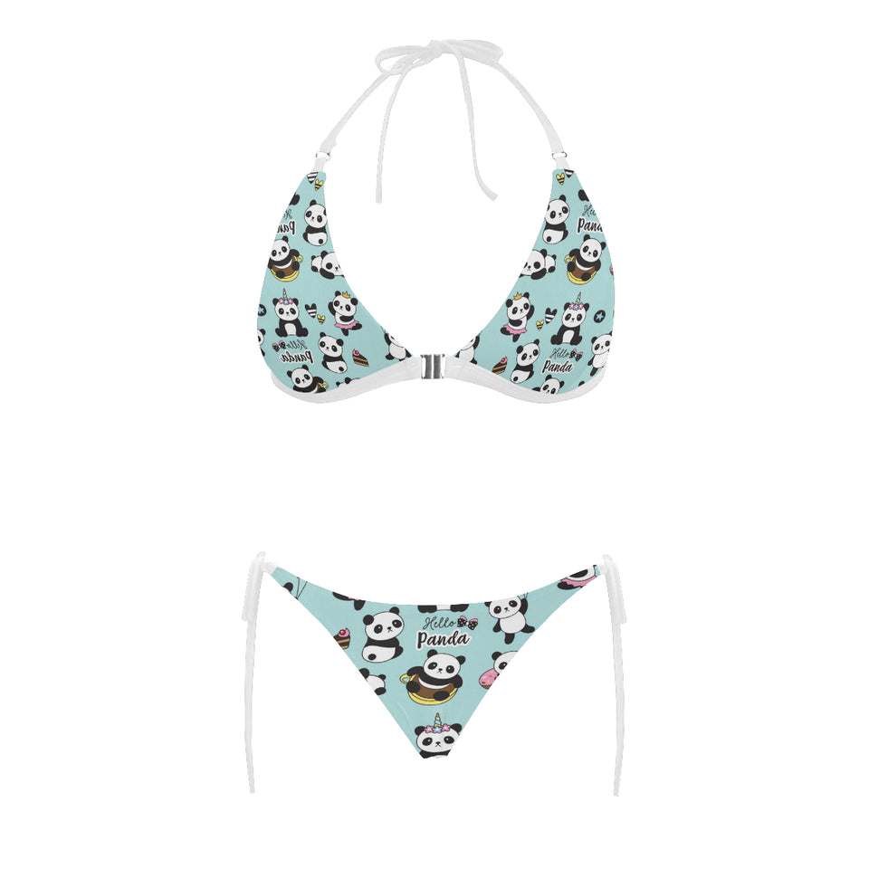 Cute baby panda pattern Sexy Bikinis Two-Piece Swimsuits
