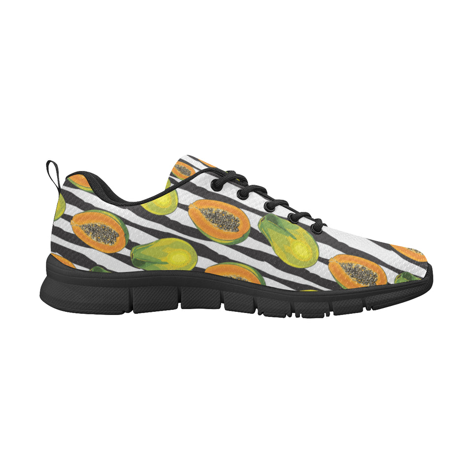 papaya design pattern Women's Sneaker Shoes