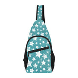 Vintage star pattern All Over Print Chest Bag