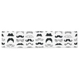 Mustache Beard Pattern Print Design 04 Table Runner