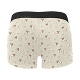 Jack Russel Pattern Print Design 02 Men's All Over Print Boxer Briefs Men's Underwear