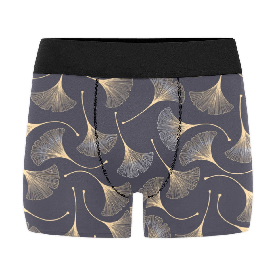 Gold ginkgo leaves Men's All Over Print Boxer Briefs Men's Underwear