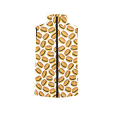 Hamburger Pattern Print Design 03 Women's Padded Vest
