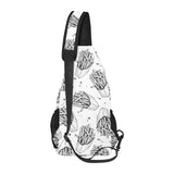 Hand drawn french fries pattern All Over Print Chest Bag