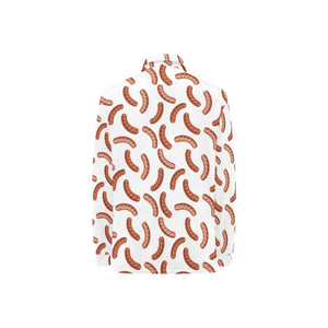 Sausage Pattern Print Design 04 Women's Long Sleeve Polo Shirt