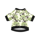 Bonsai pattern All Over Print Pet Dog Round Neck Fuzzy Shirt
