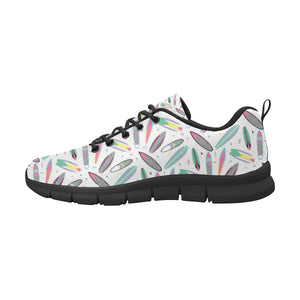 Surfboard Pattern Print Design 04 Women's Sneaker Shoes
