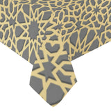 arabic star gold pattern Tablecloth