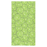 Slices of Lime pattern Bath Towel