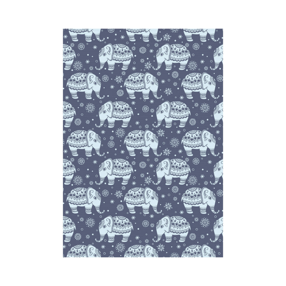 Elephant tribal design pattern House Flag Garden Flag