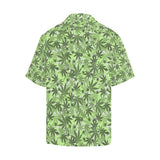 Canabis Marijuana Weed Pattern Print Design 01 Men's All Over Print Hawaiian Shirt (Model T58)