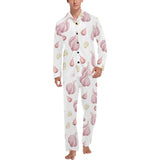 Garlic pattern Men's Long Pajama Set