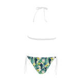 Toucan tropical leaves design pattern Sexy Bikinis Two-Piece Swimsuits