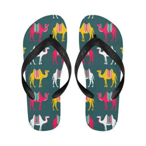 Camel pattern Unisex Flip Flops