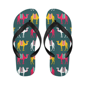 Camel pattern Unisex Flip Flops