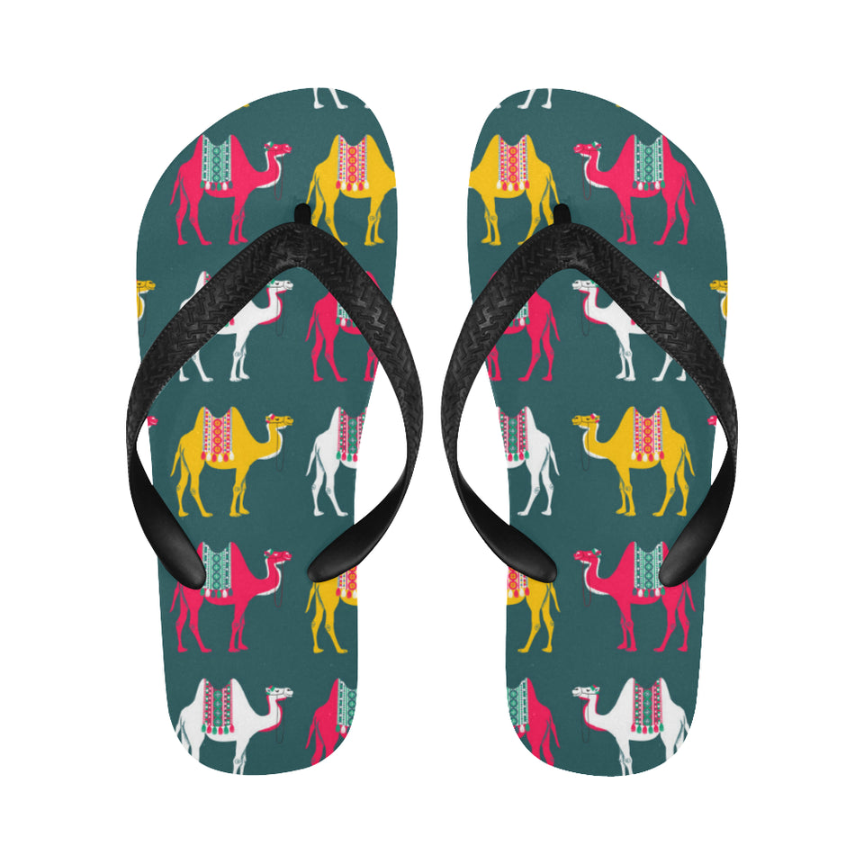Camel pattern Unisex Flip Flops