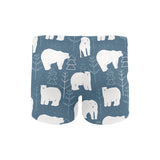 polar bear mother her child pattern Men's Swimming Trunks