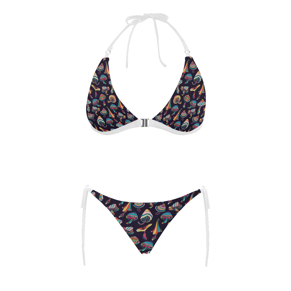 Colorful mushroom pattern Sexy Bikinis Two-Piece Swimsuits