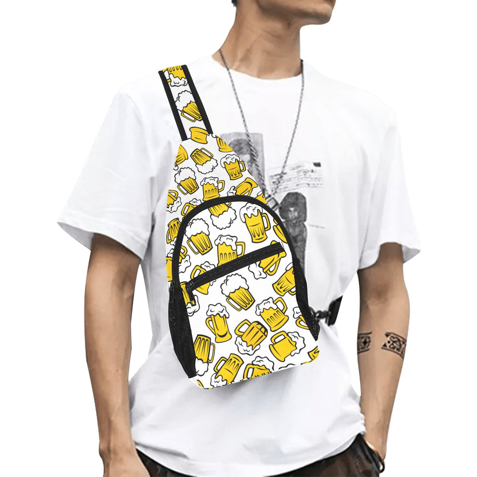 Beer design pattern All Over Print Chest Bag