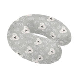 Cute koala leaves pattern U-Shaped Travel Neck Pillow