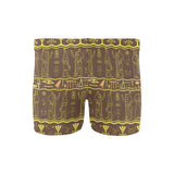 Egypt Hieroglyphics Pattern Print Design 03 Men's Swimming Trunks