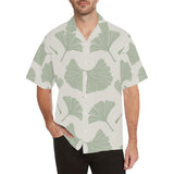 Ginkgo leaves pattern Men's All Over Print Hawaiian Shirt