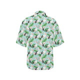 Pelican Pattern Print Design 01 Women's All Over Print Hawaiian Shirt