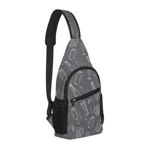 Beer hand drawn pattern All Over Print Chest Bag