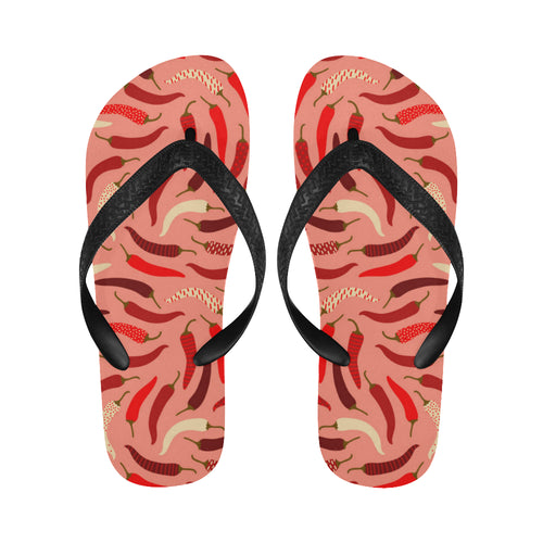 Beautiful Chili peppers pattern Unisex Flip Flops
