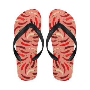 Beautiful Chili peppers pattern Unisex Flip Flops