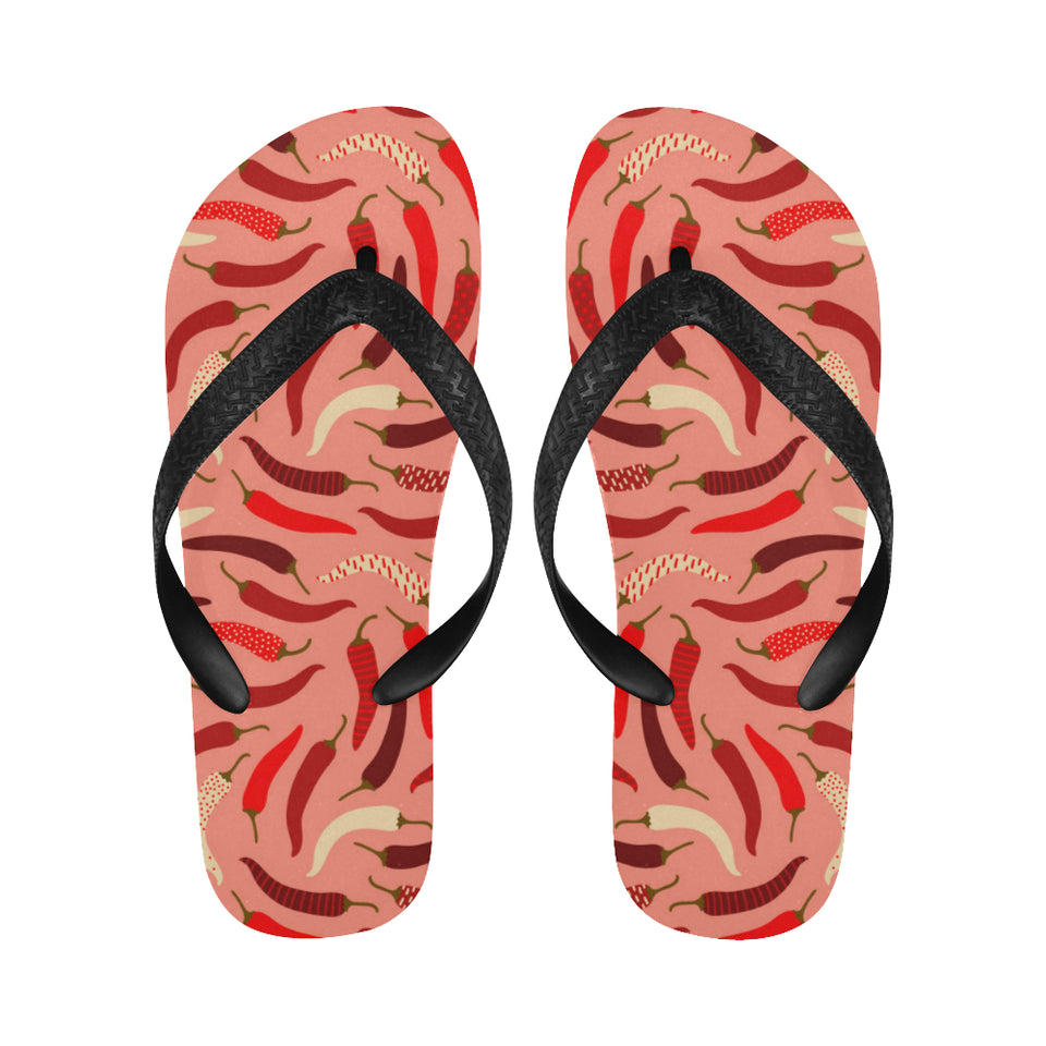 Beautiful Chili peppers pattern Unisex Flip Flops