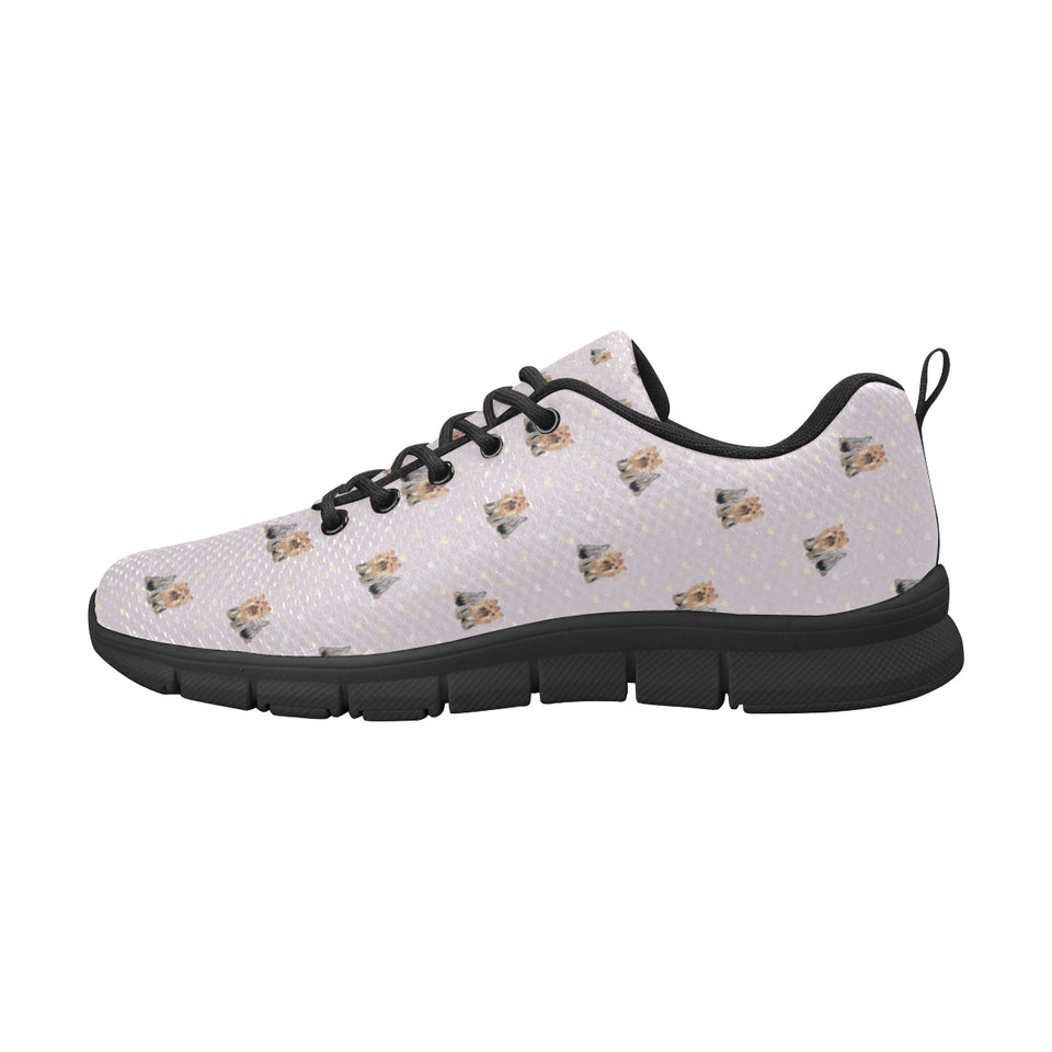 Yorkshire Terrier Pattern Print Design 02 Women's Sneaker Shoes