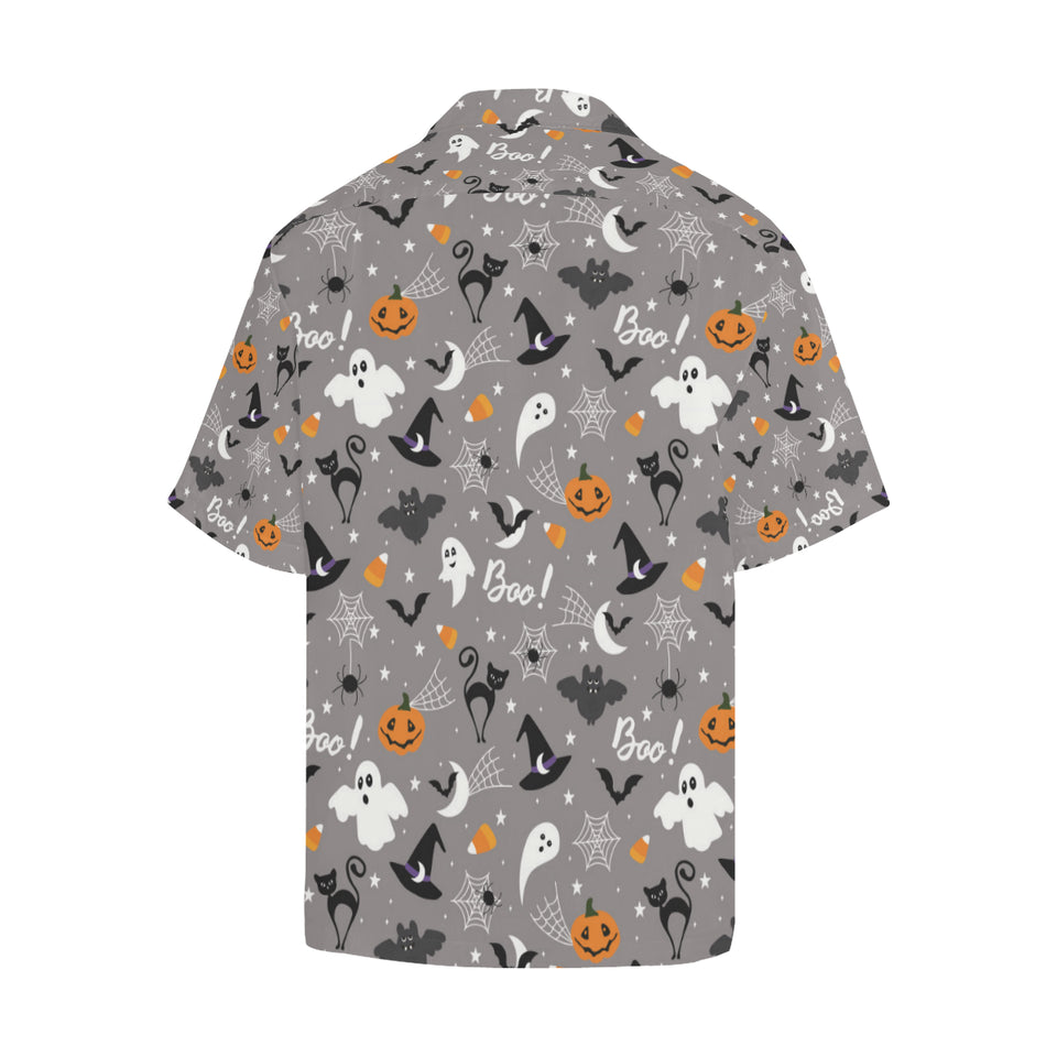 Halloween design pattern Men's All Over Print Hawaiian Shirt