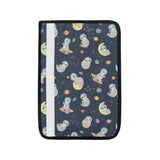 Cute sloth astronaut star planet rocket pattern Car Seat Belt Cover
